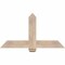 Ekena Millwork Eugene Smooth Timber Gable Bracket, Douglas Fir, 48"W x 26"H x 3 1/2"D x 5 1/2"F, 13/12 Pitch GBW048X26X0406EUG00SDF - alternate 1